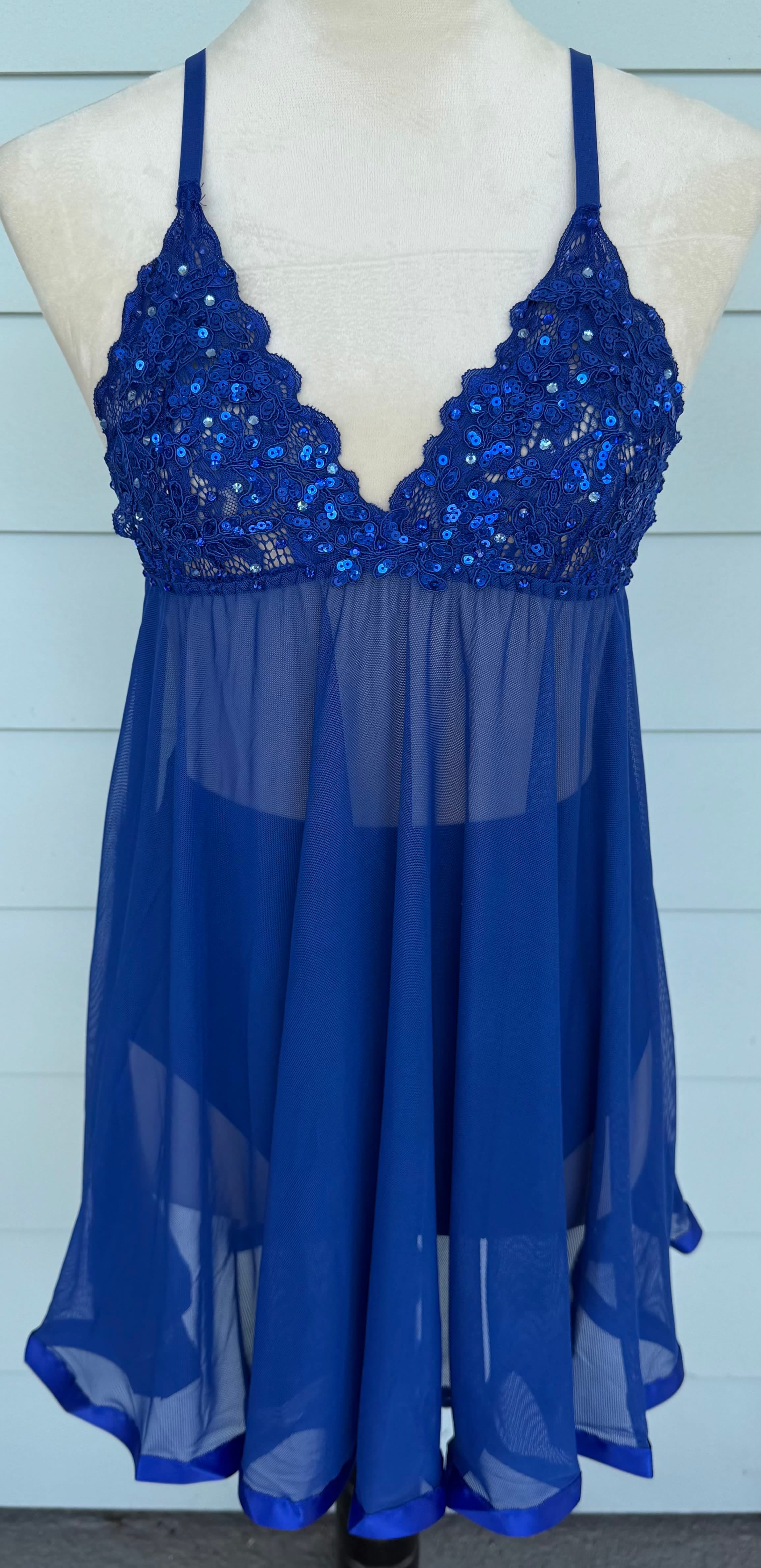 Royal Blue Slip Dress