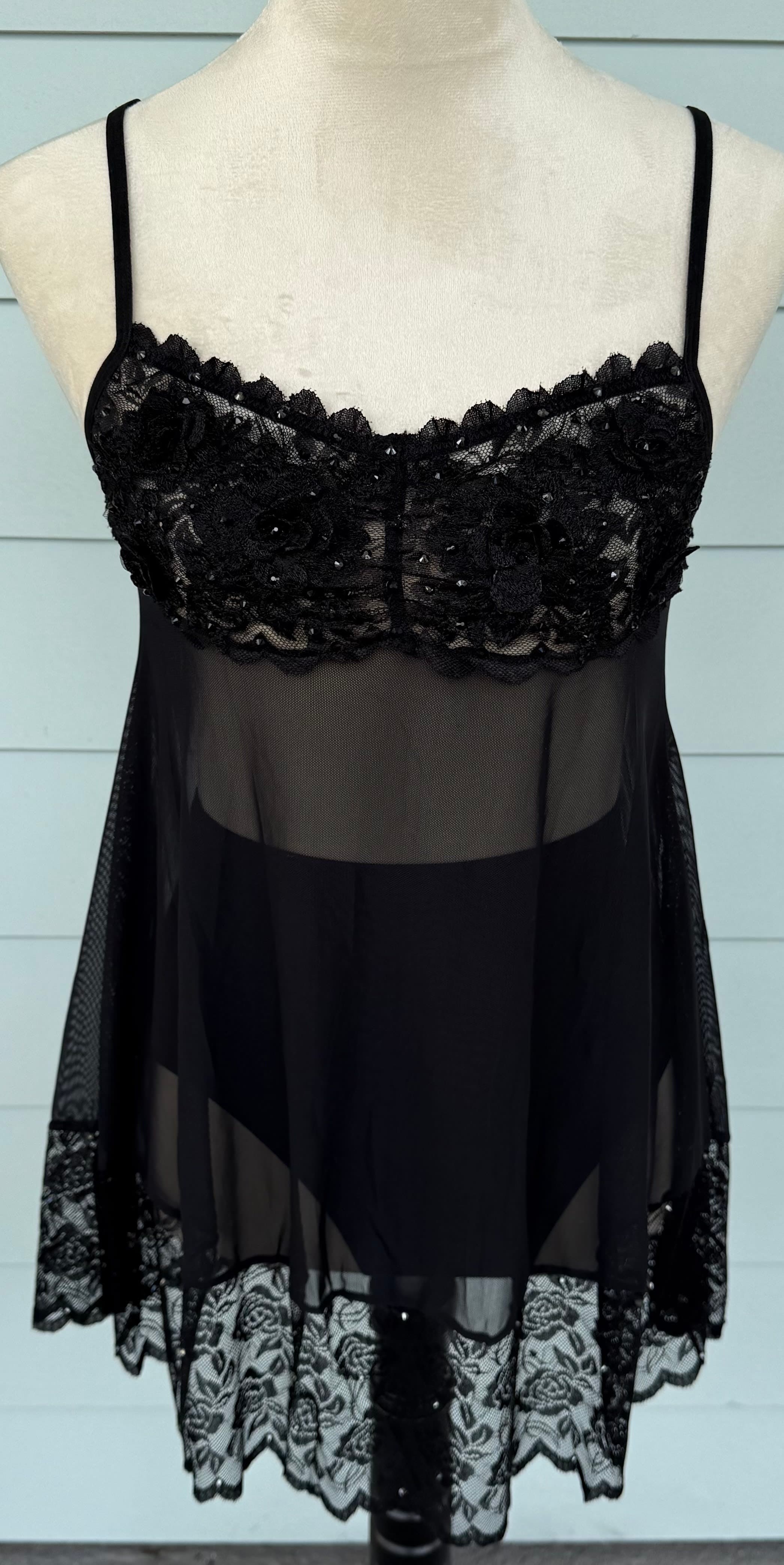 Black Slip Dress
