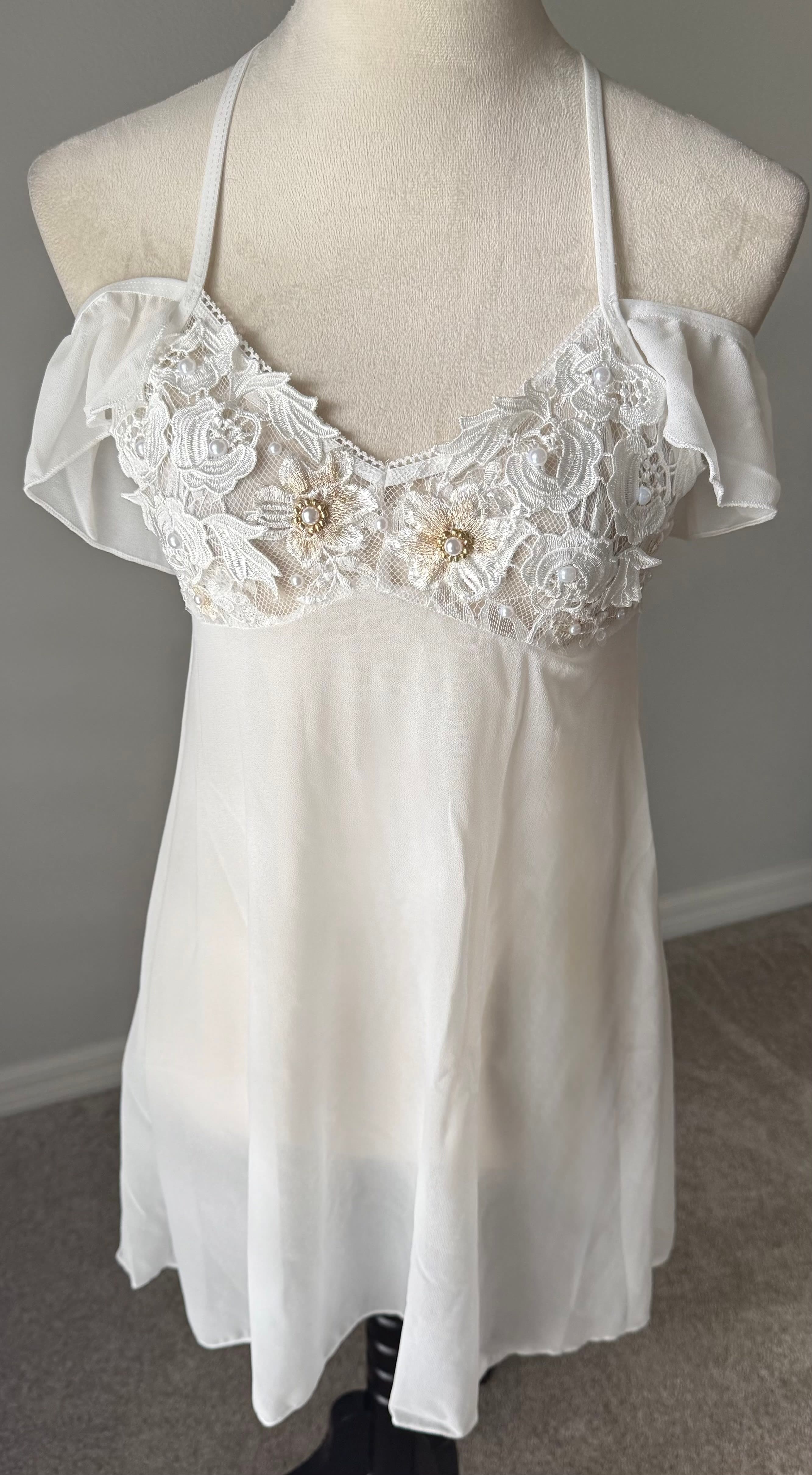 White Slip Dress