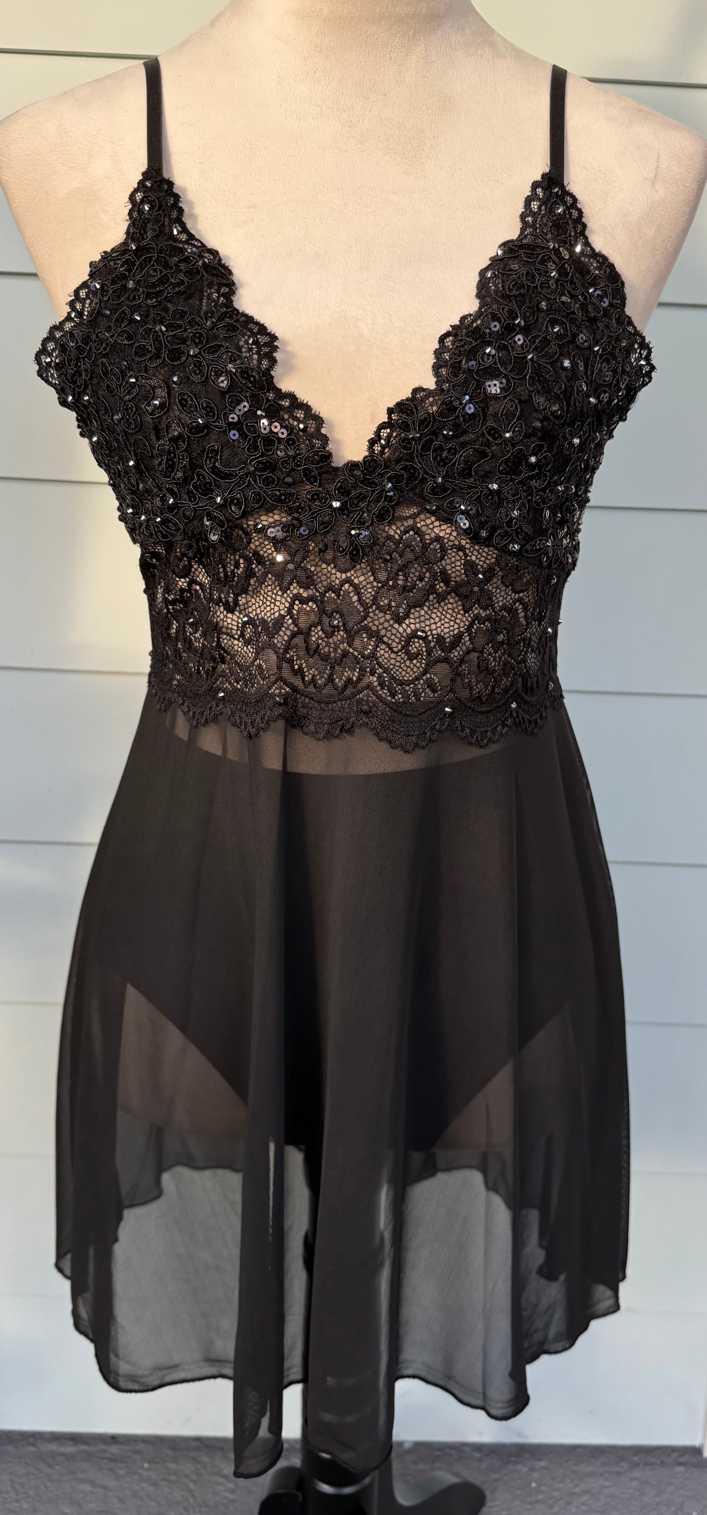 Black Slip Dress