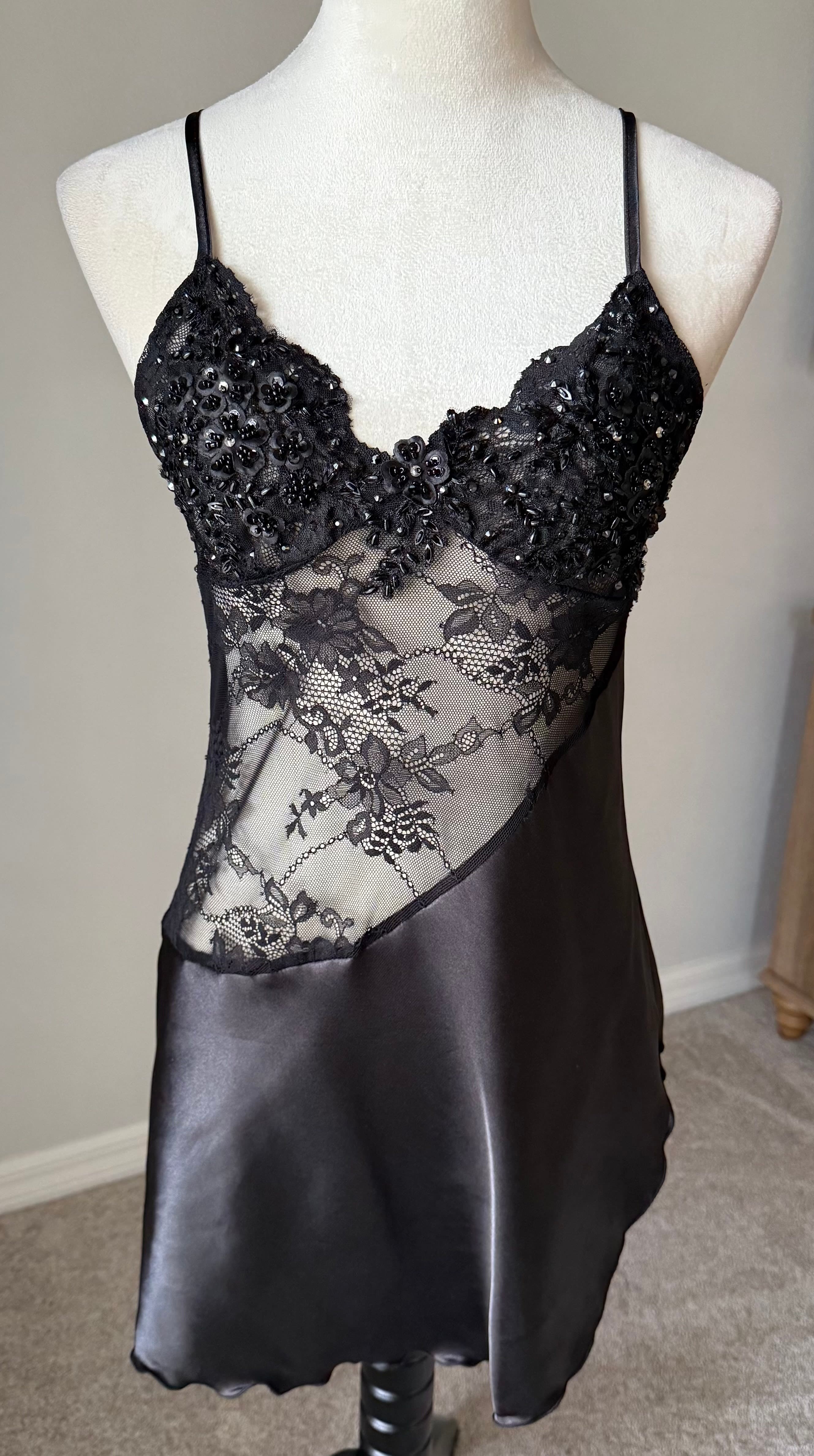 Black Slip Dress