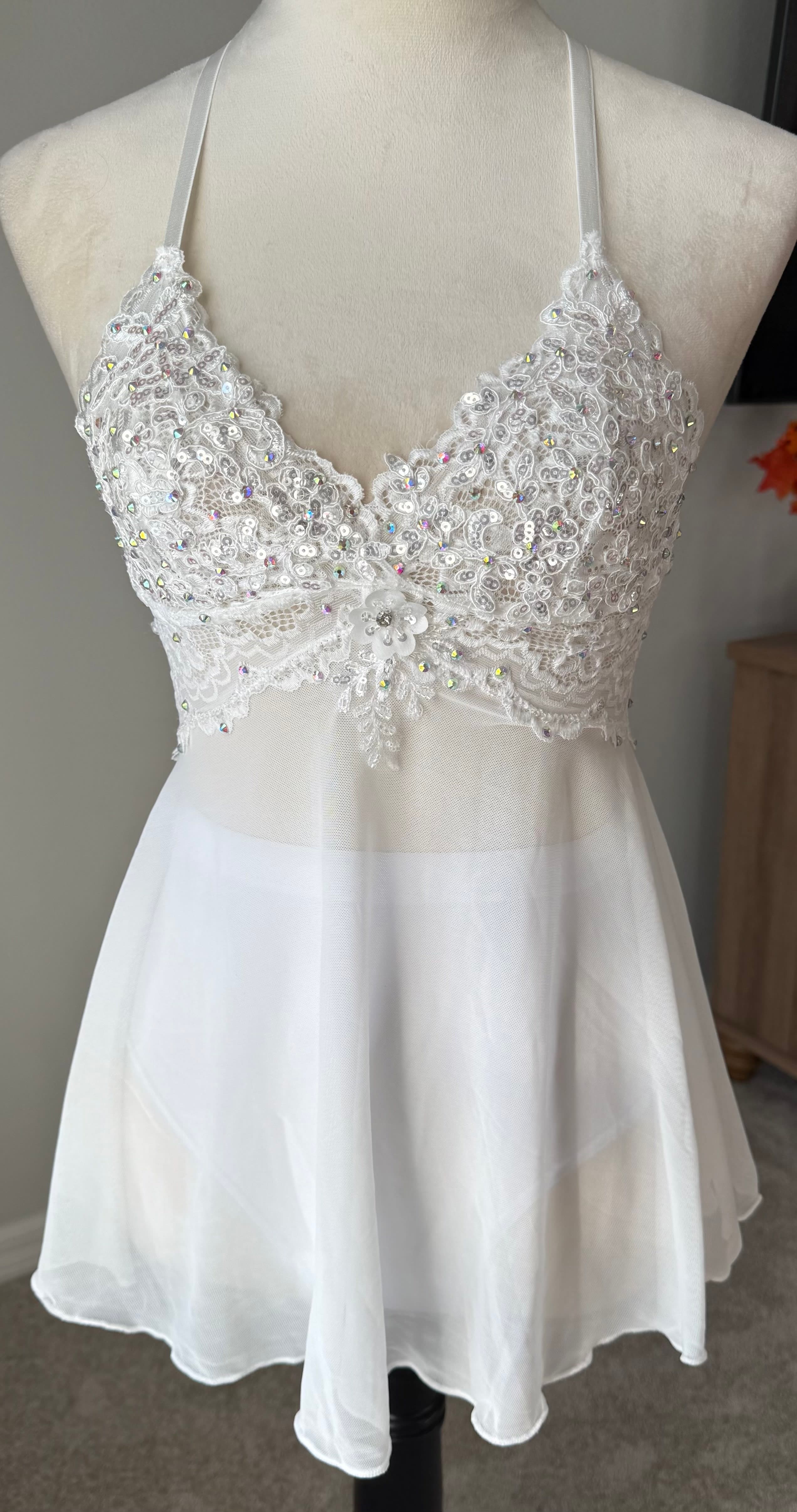 White Slip Dress