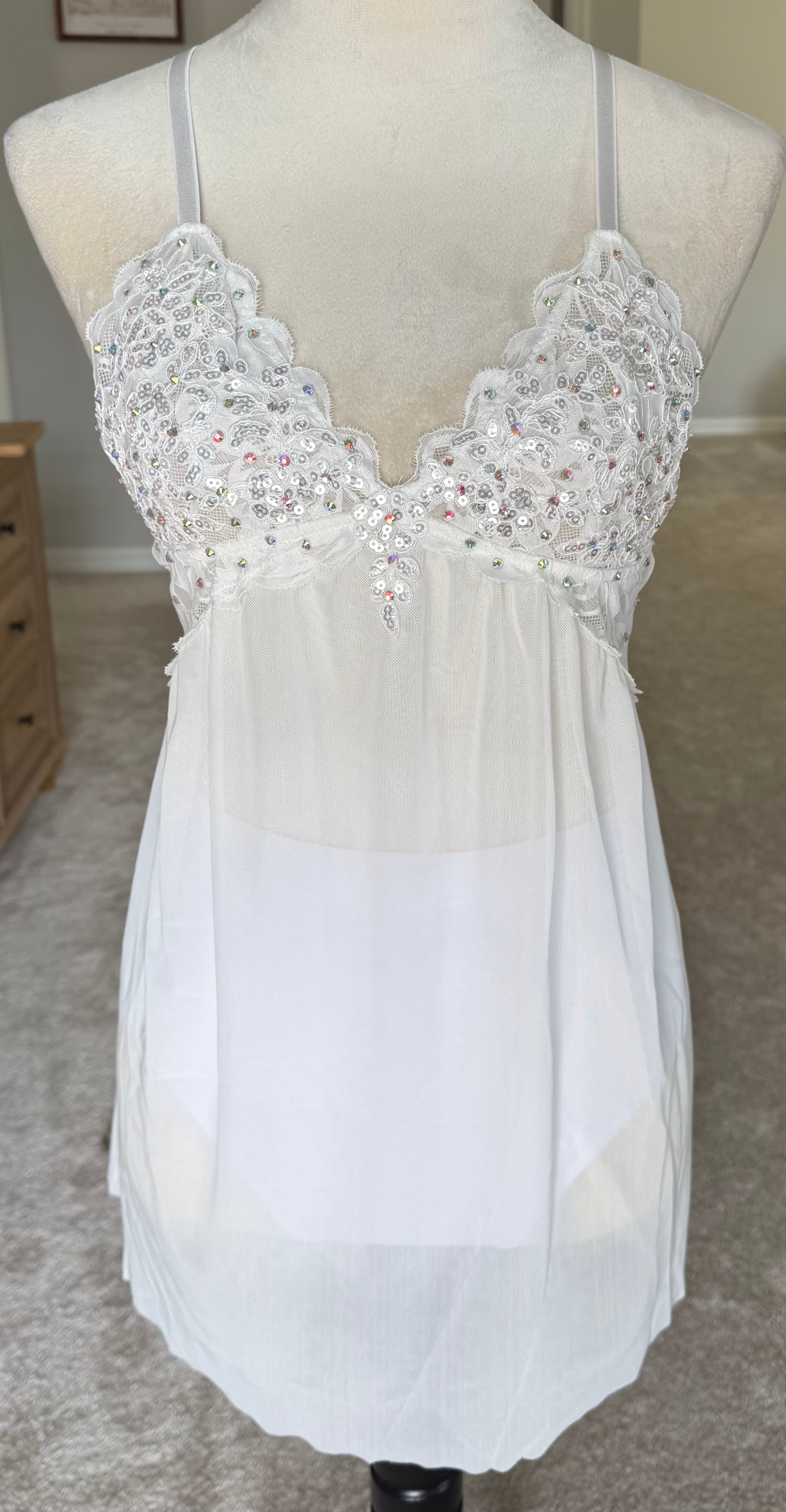 White Slip Dress
