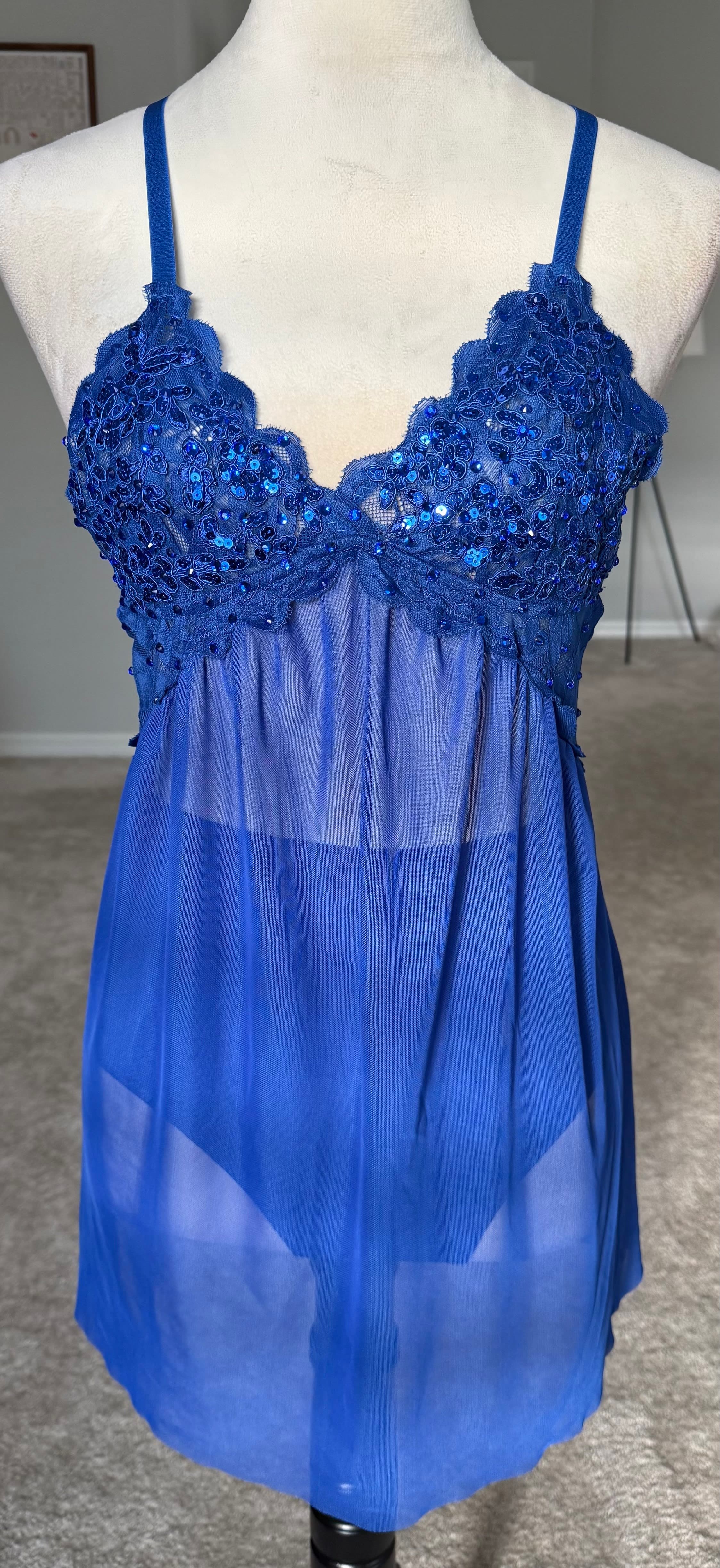 Royal Blue Slip Dress
