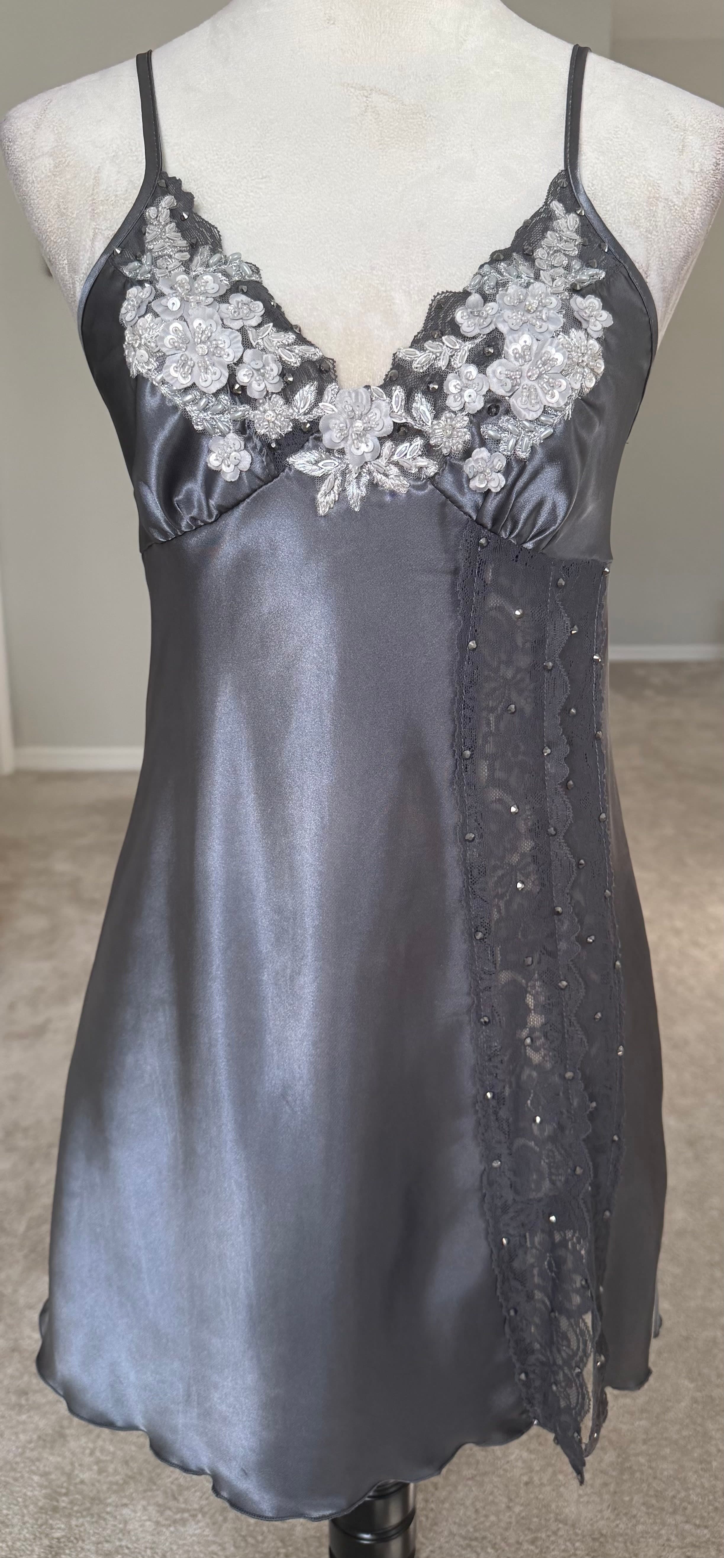 Gray Slip Dress