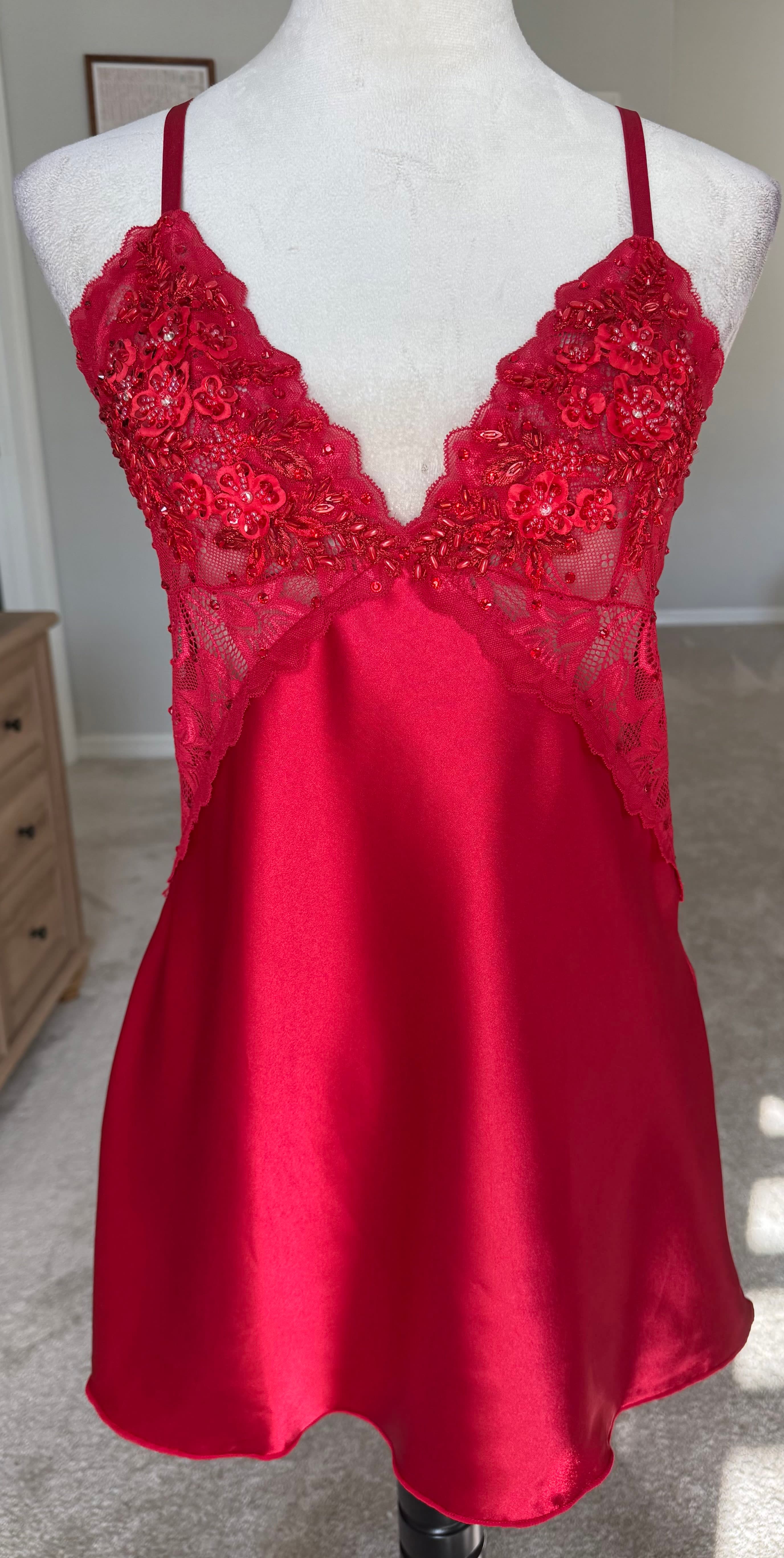 Red Slip Dress