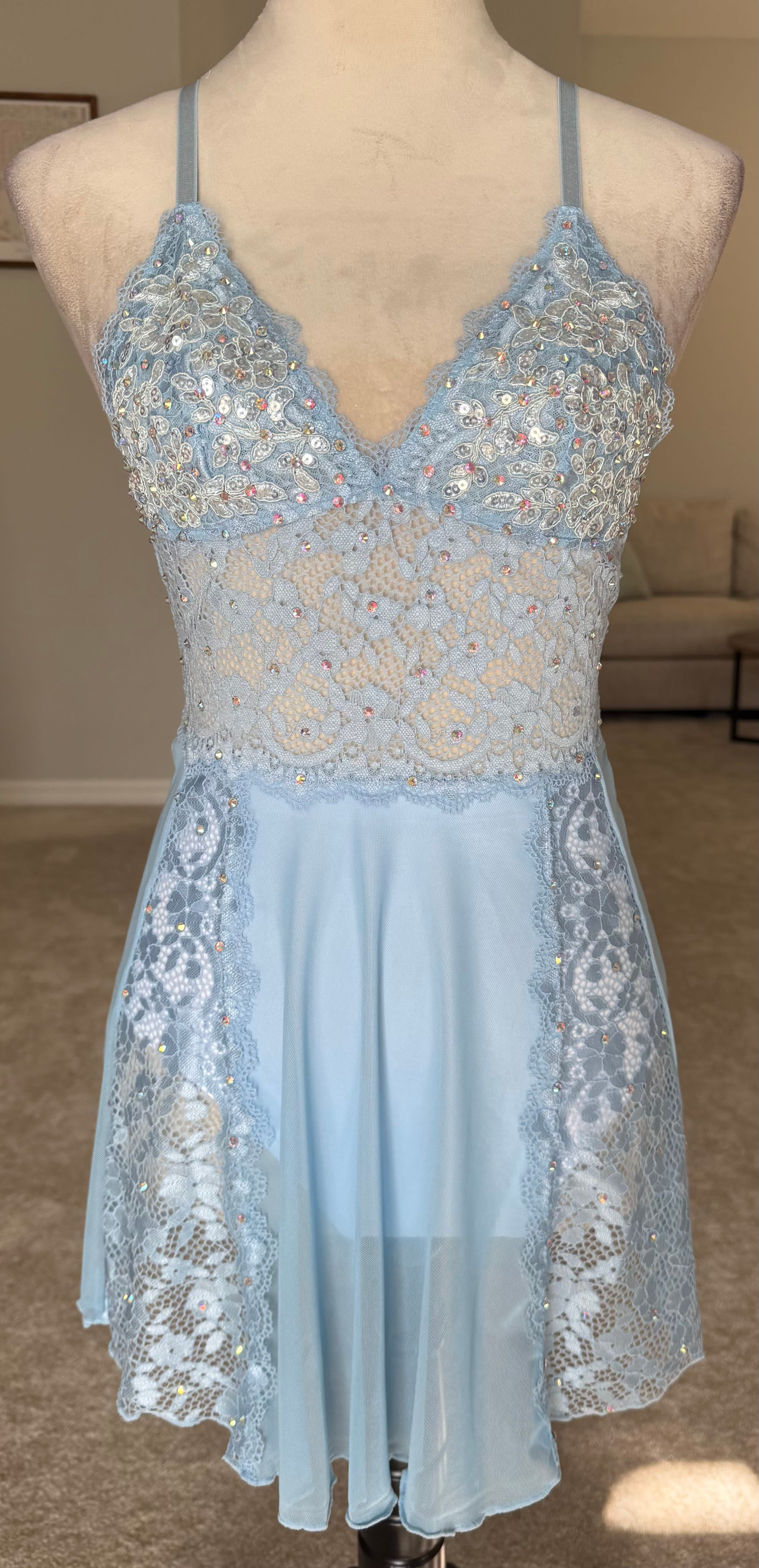 Light Blue Slip Dress