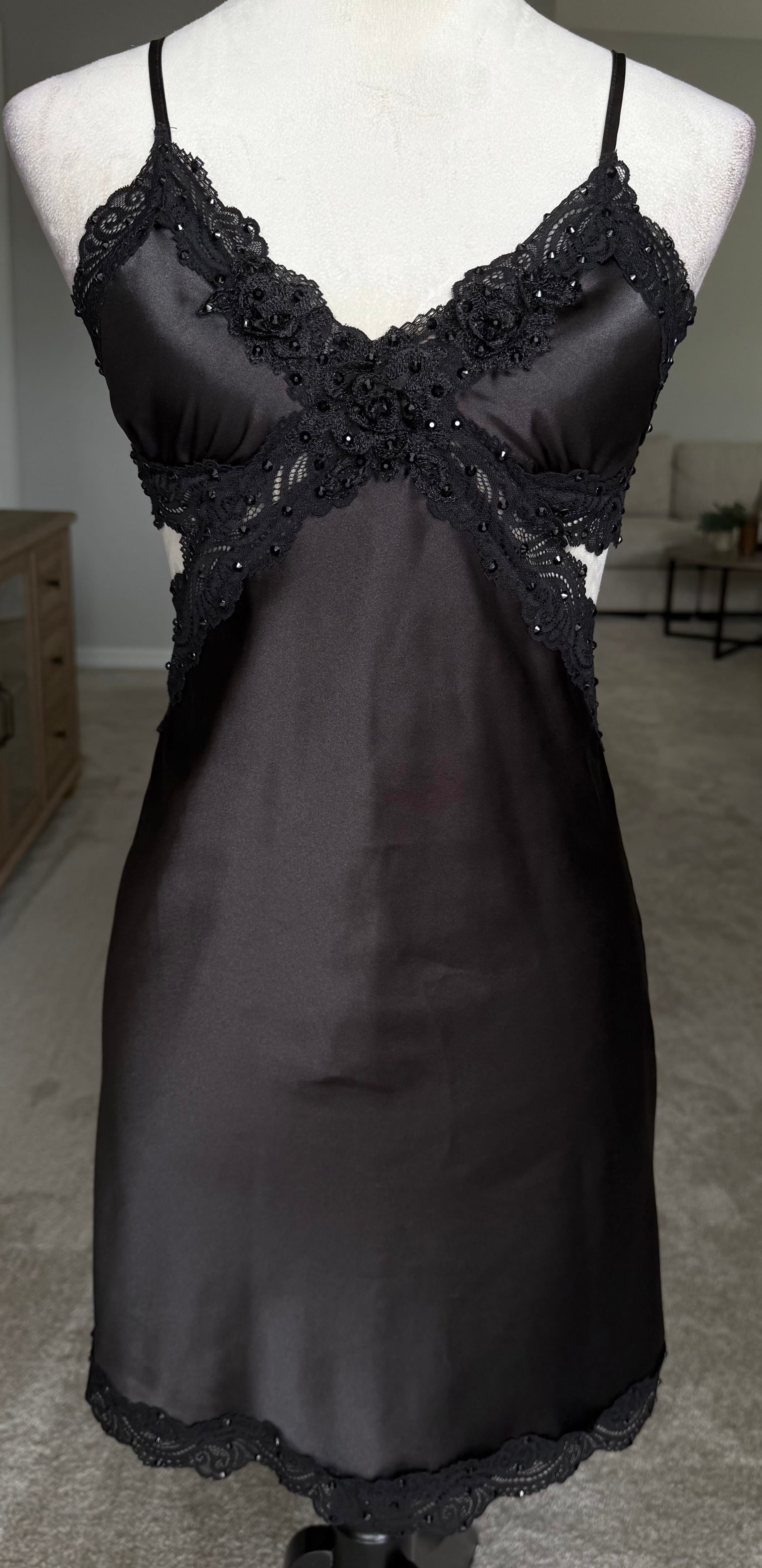 Black Slip Dress