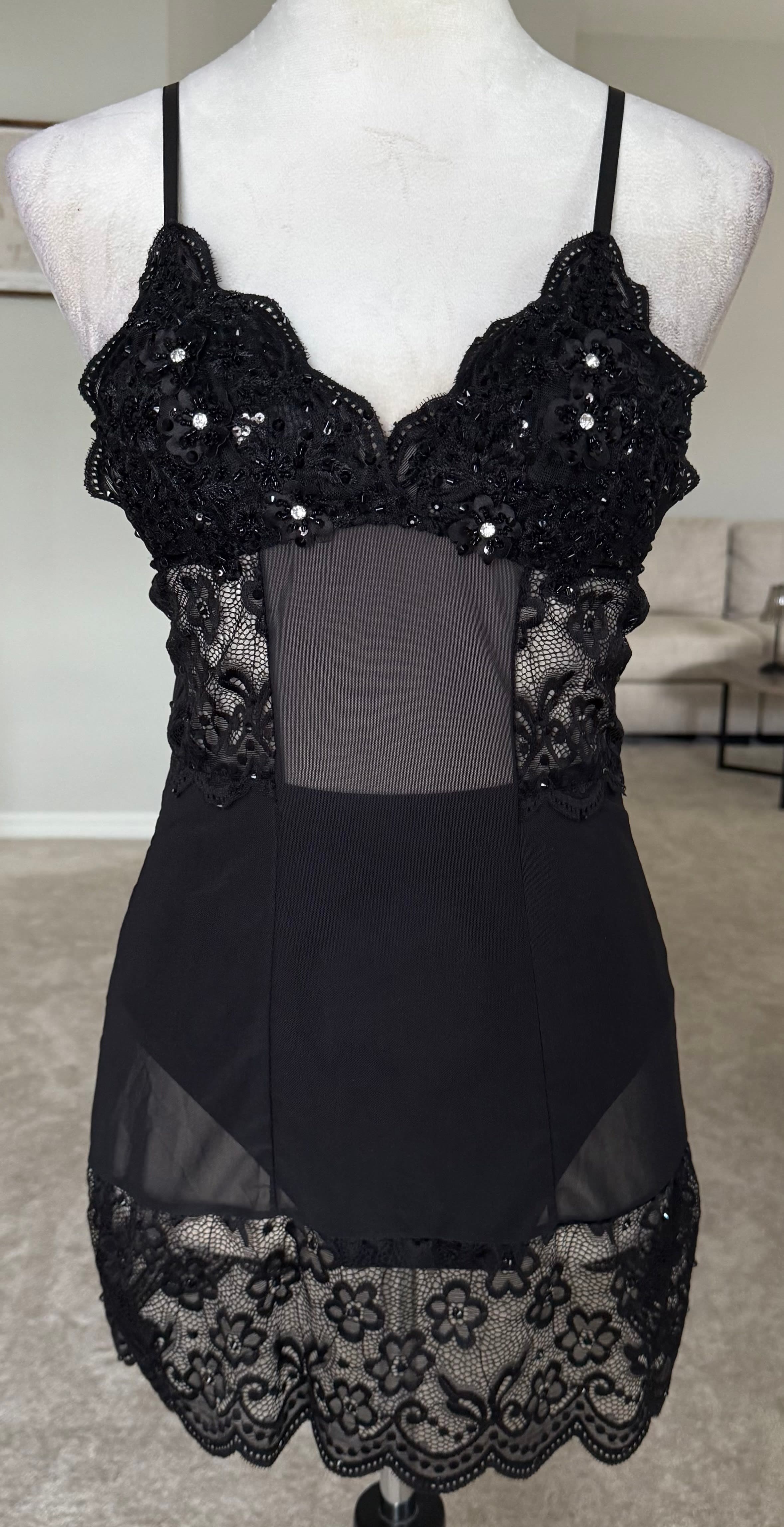 Black Slip Dress