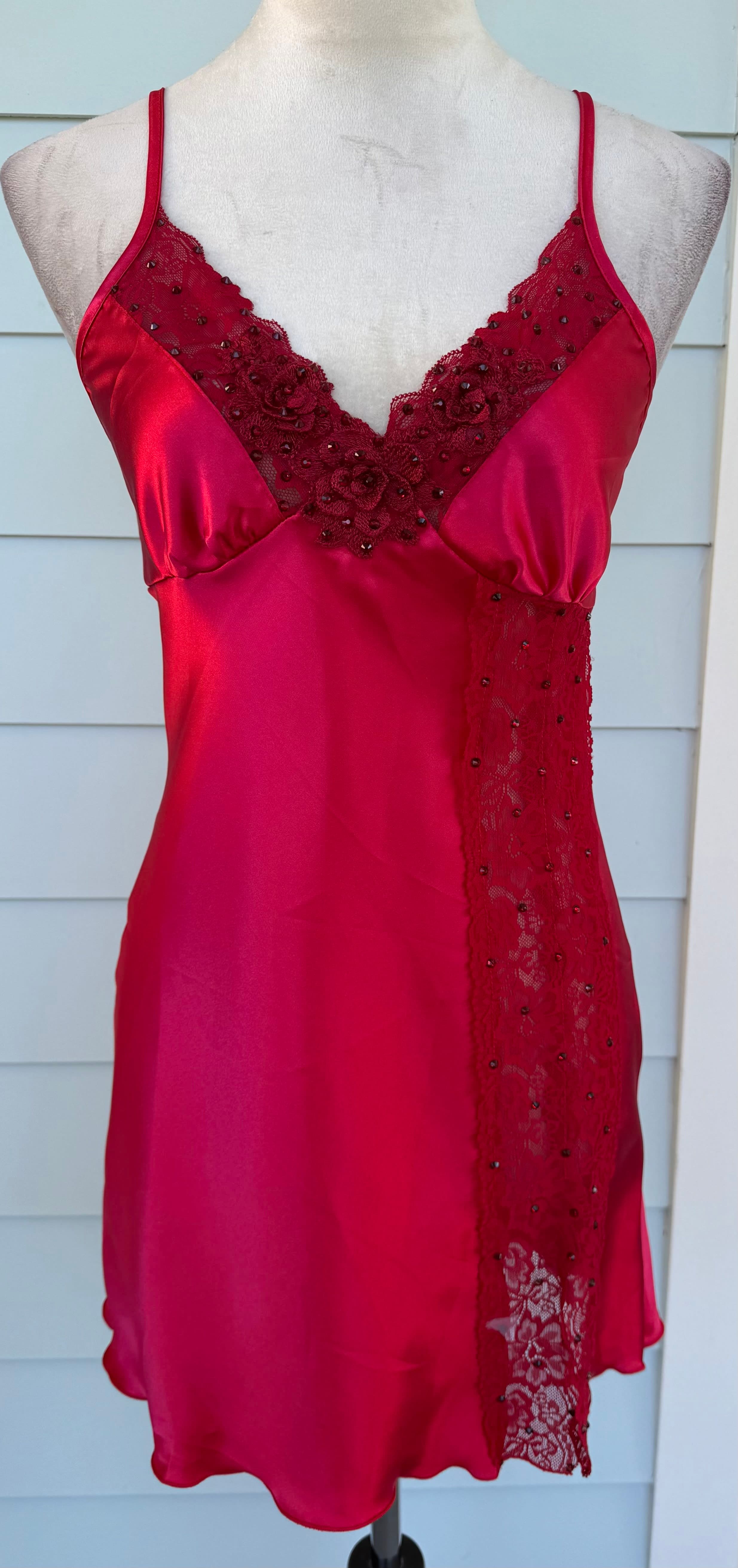 Red Slip Dress