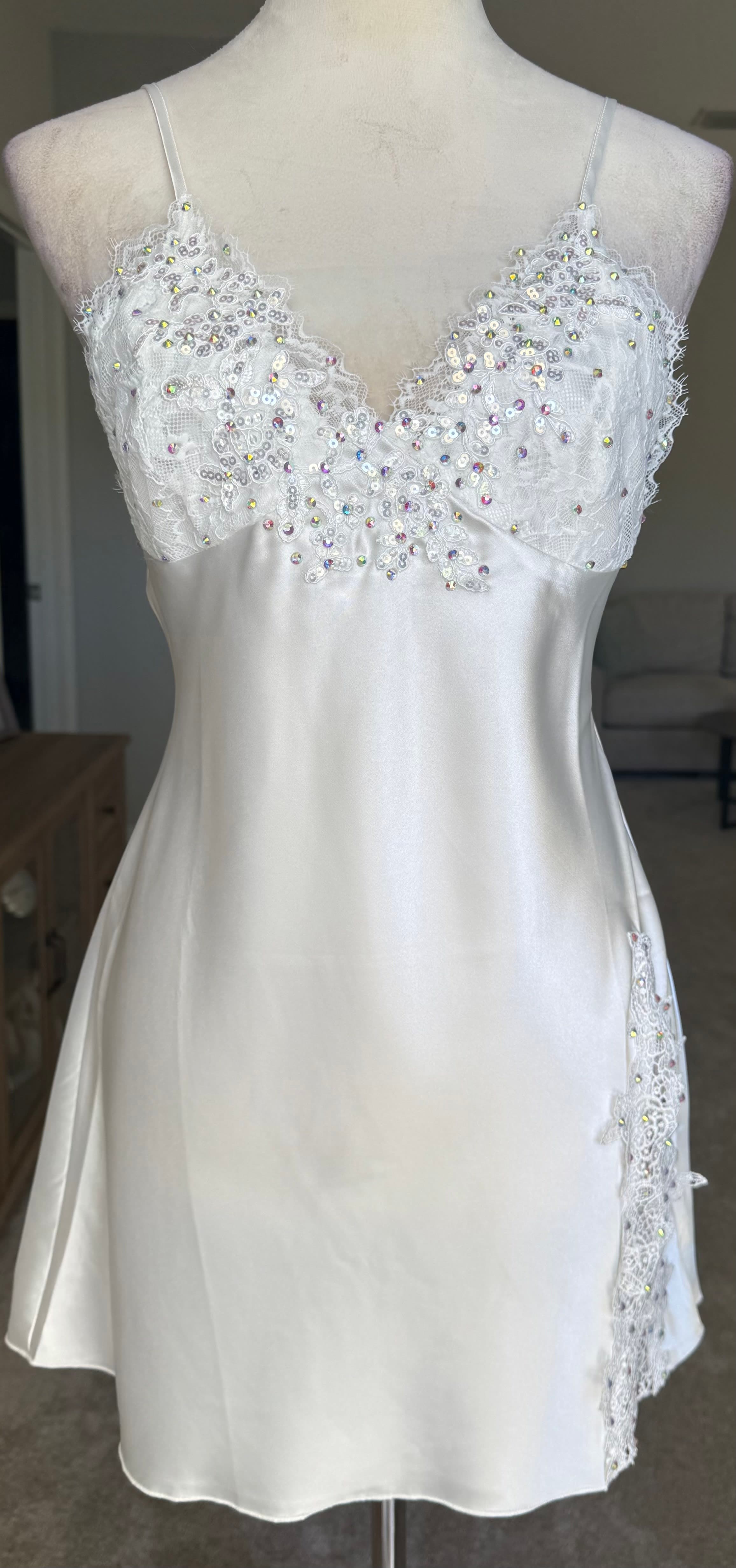 White Slip Dress