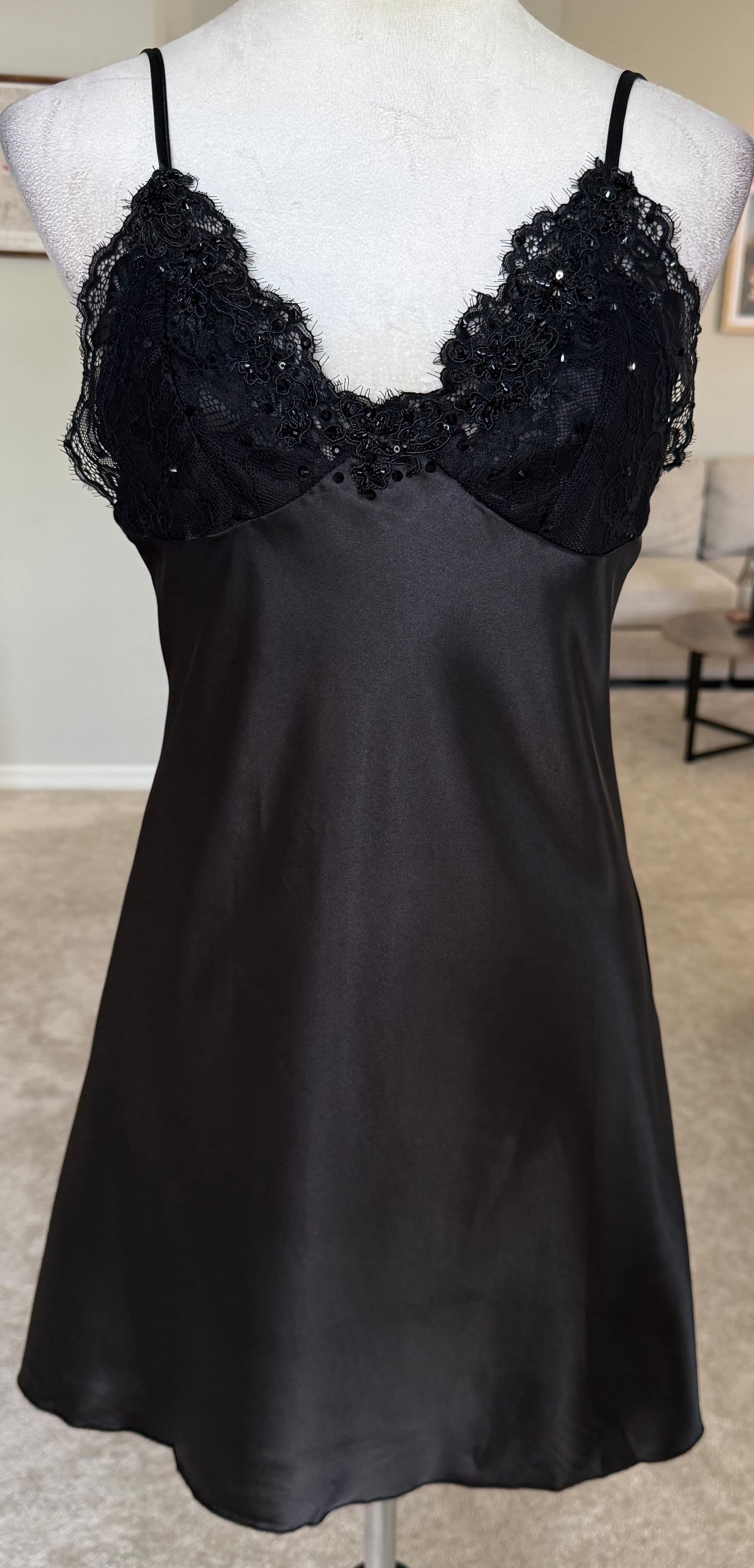 Black Slip Dress
