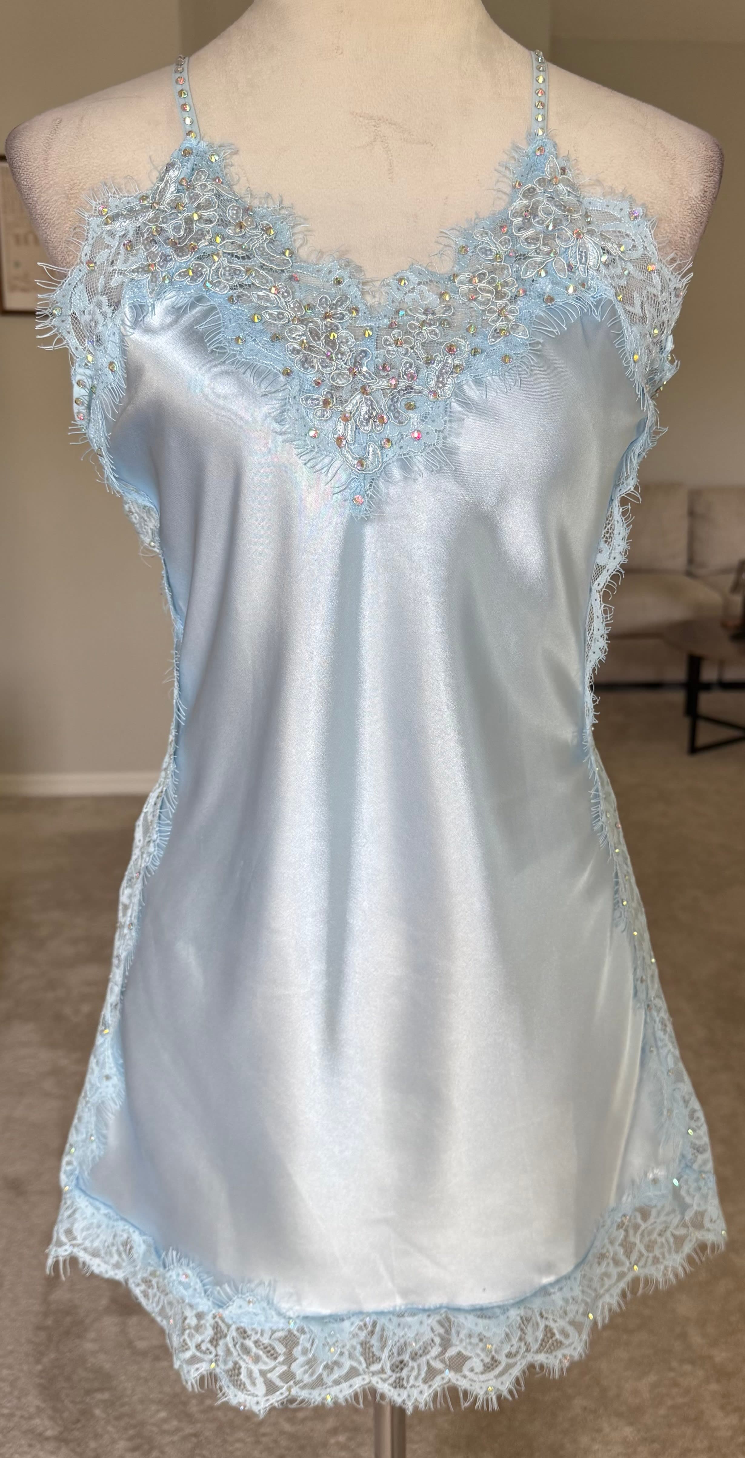 Light Blue Slip Dress