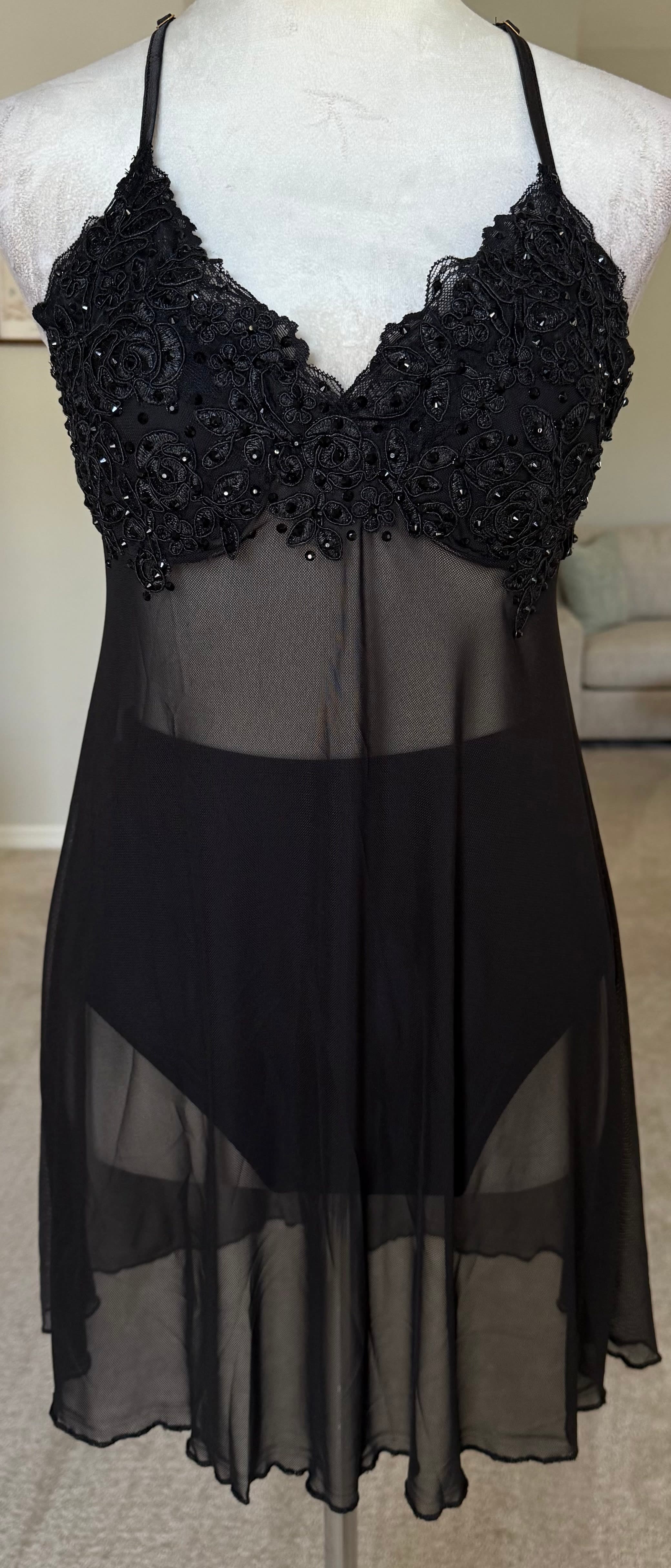 Black Slip Dress