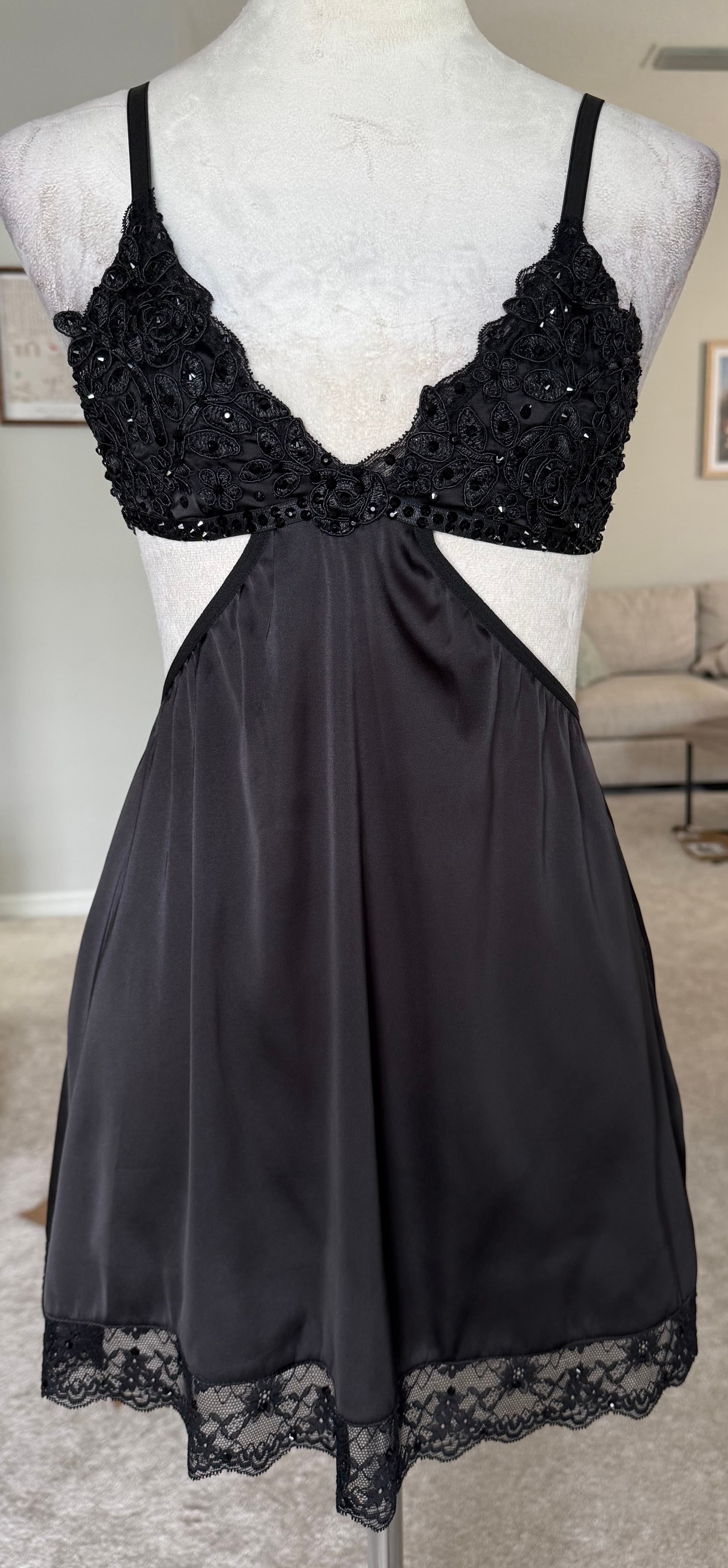 Black Slip Dress