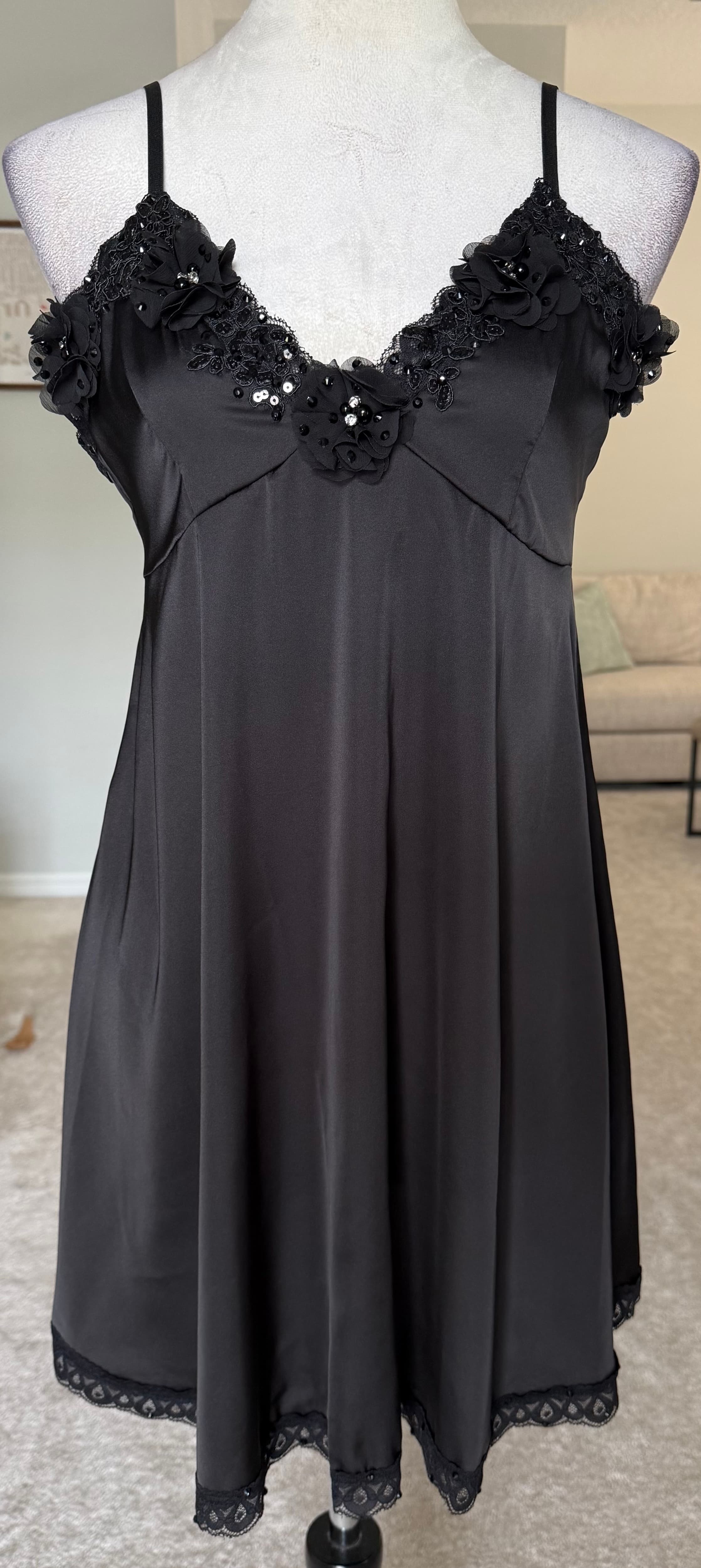 Black Slip Dress