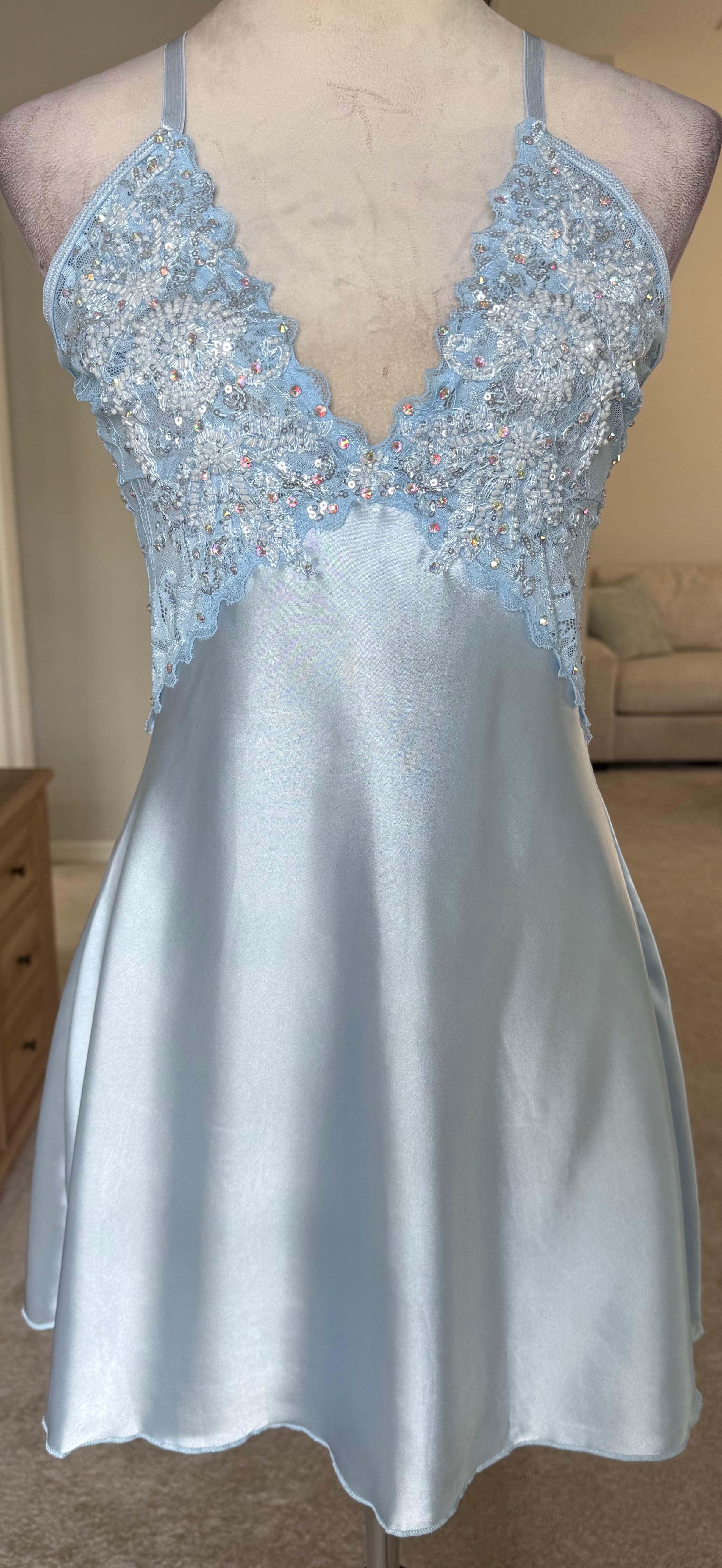 Light Blue Slip Dress