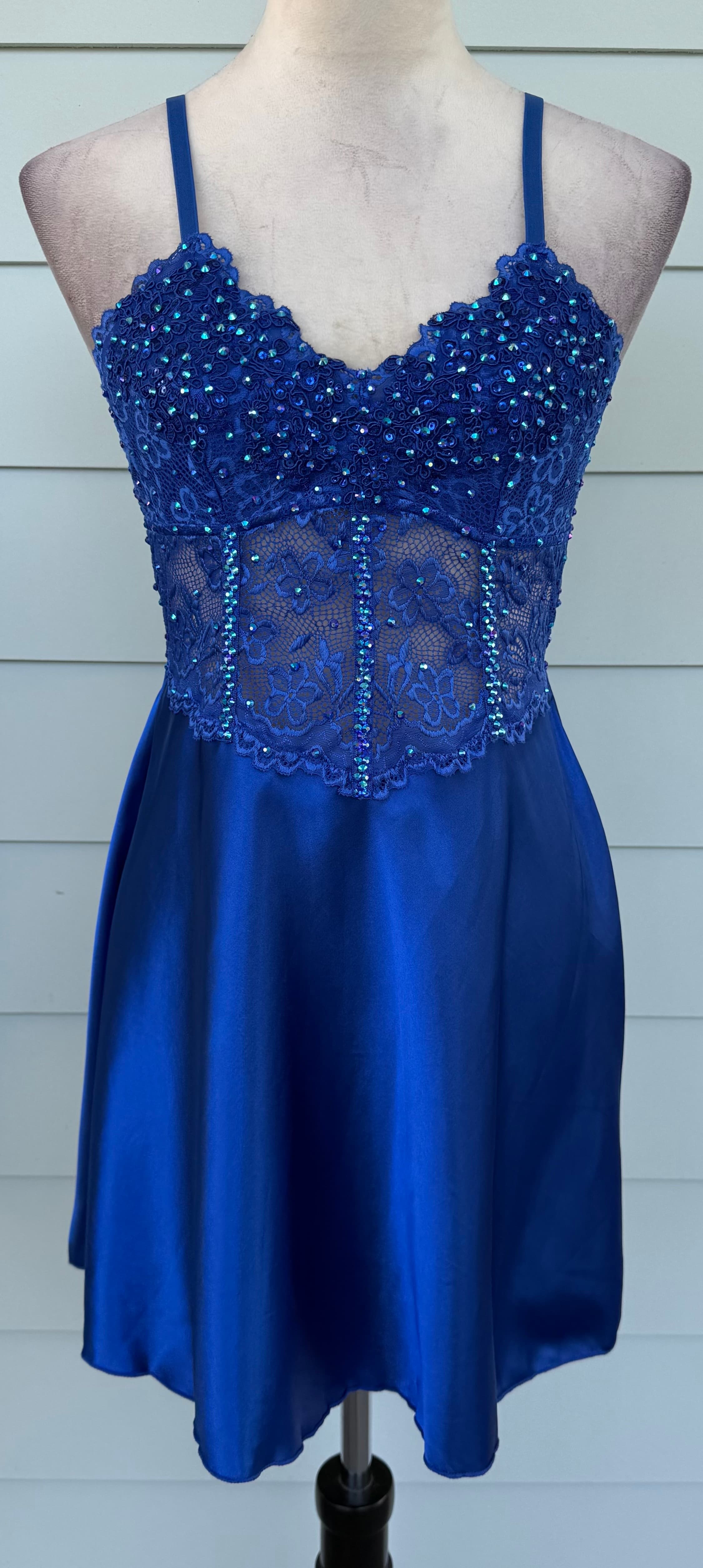 Royal Blue Slip Dress