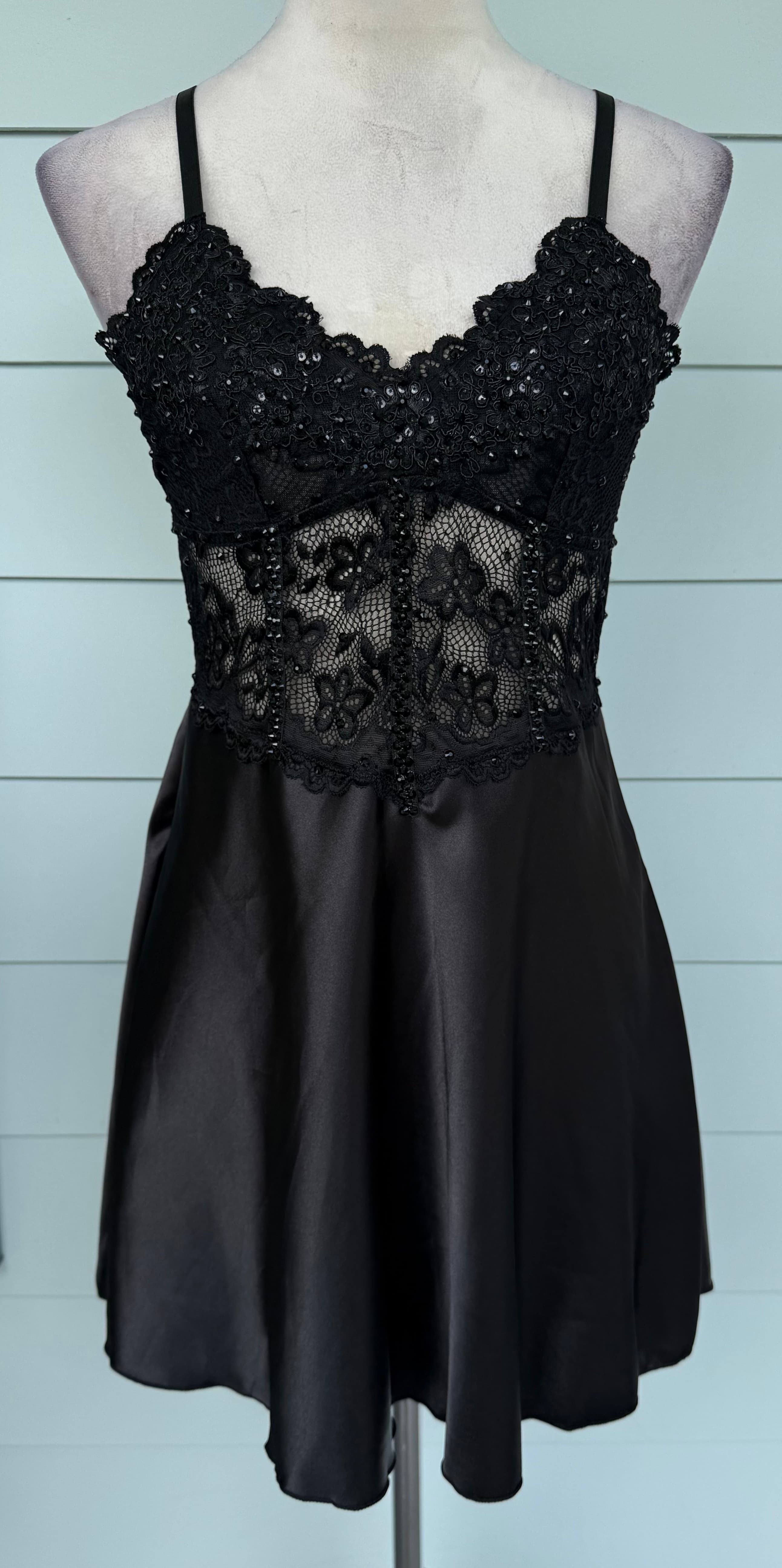 Black Slip Dress