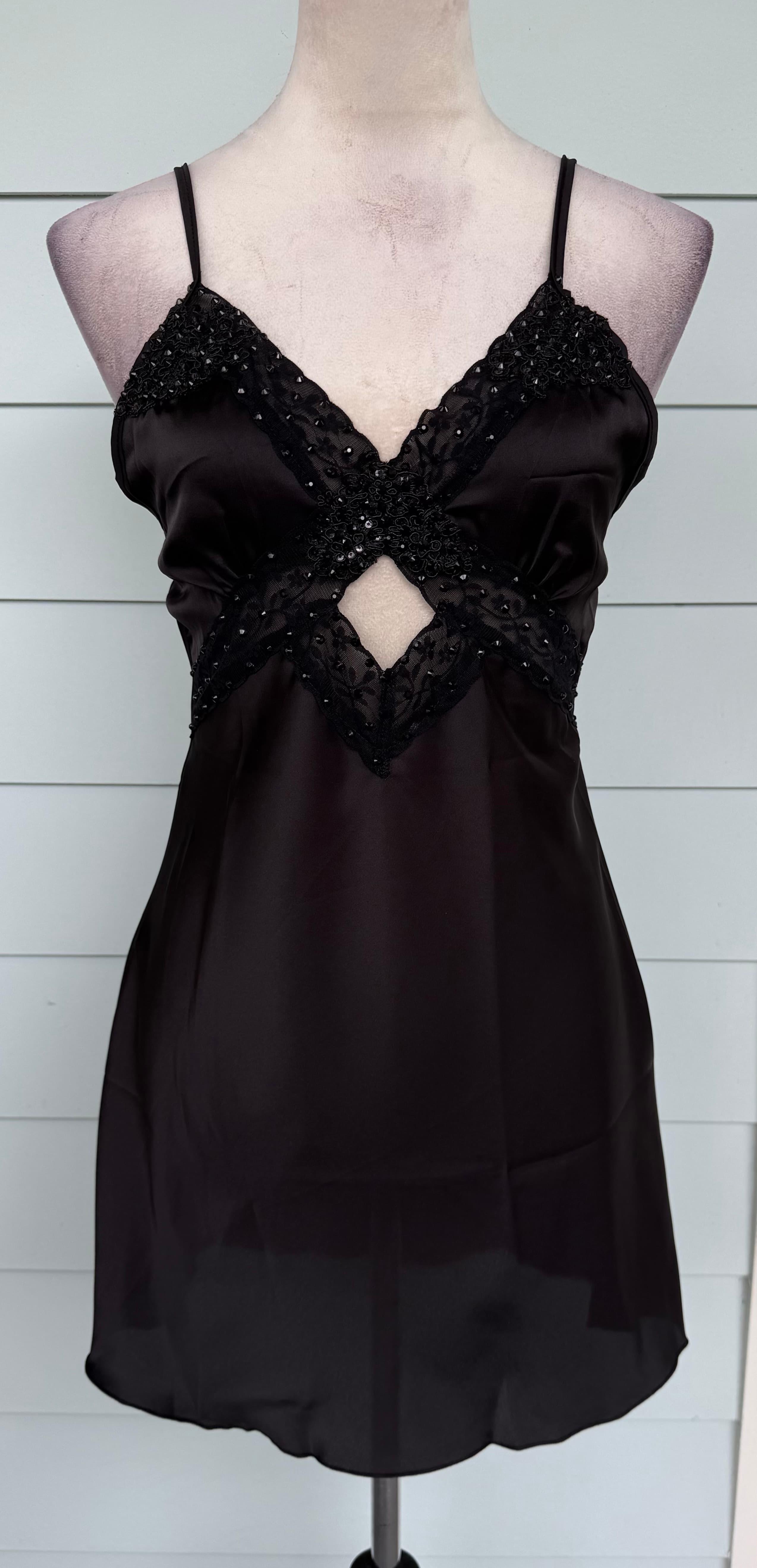 Black Slip Dress
